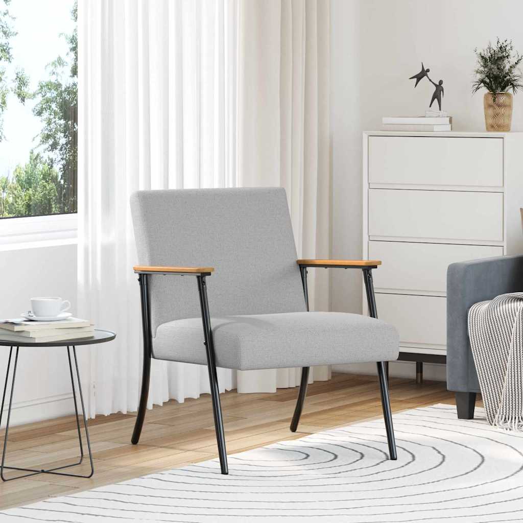 Cloud Grey Armchair Fabric