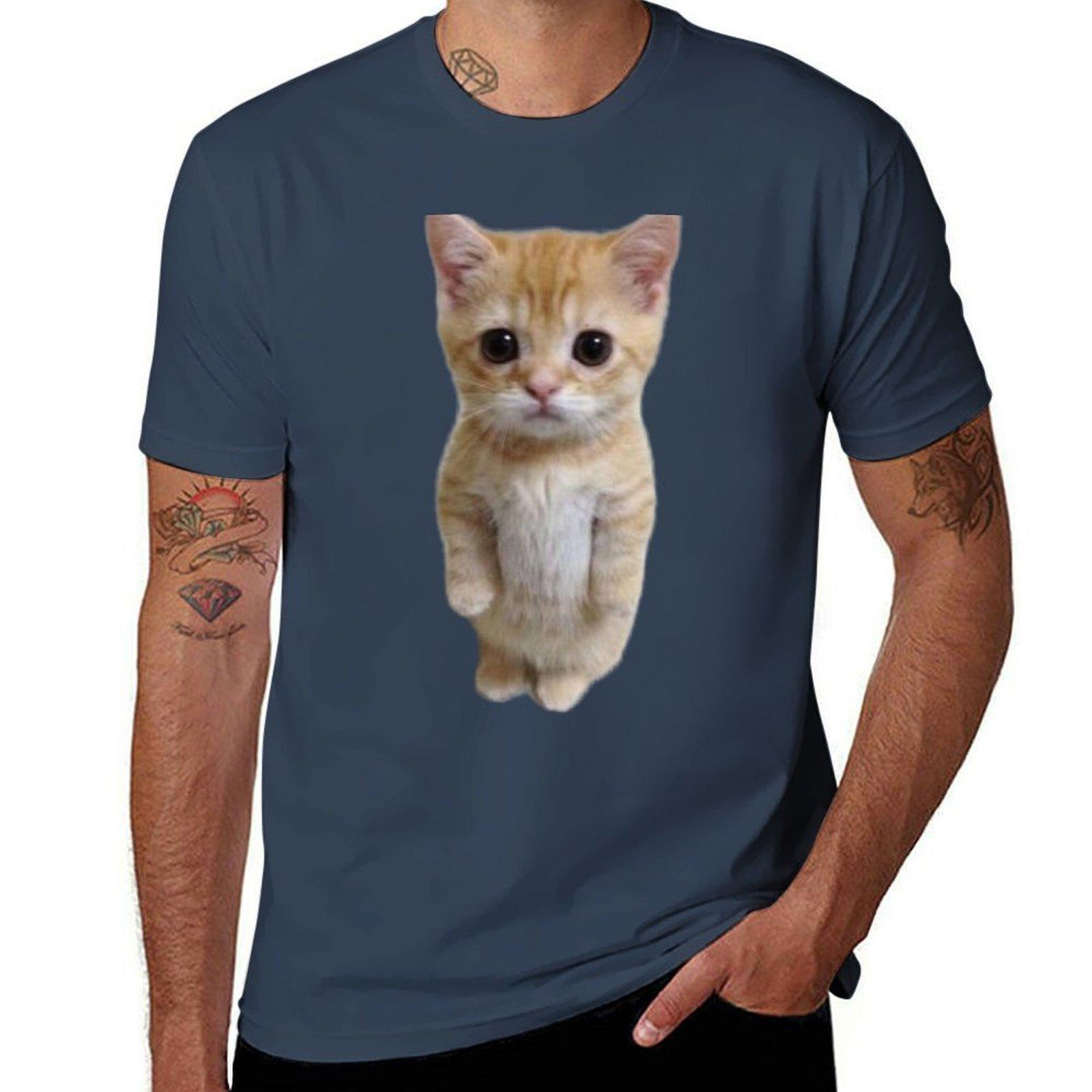 El gato TShirt Large Size Soft Cotton TShirt S