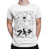 Herr Akira Kaneda Manga Anime T-shirts Rena Bomullskläder Hipster Kortärmade Rundhalsade T-shirts Stora Storlekar T-shirts