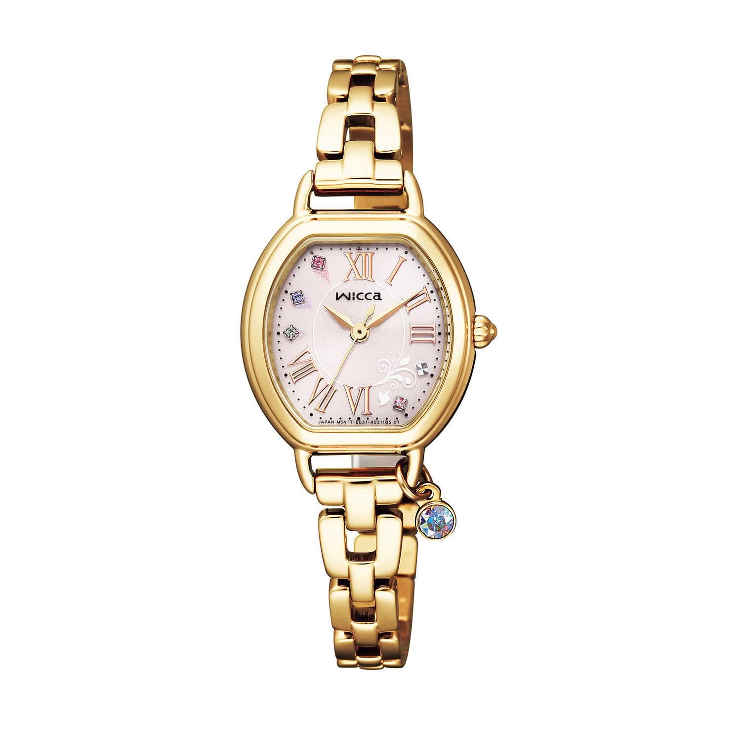 

Watch Wiccan Disney Collection Disney Animation Limited Watch Solar Tech Waterproof Warm Gold [Citizen] Sleeping Beauty KP2-523-93 Women s