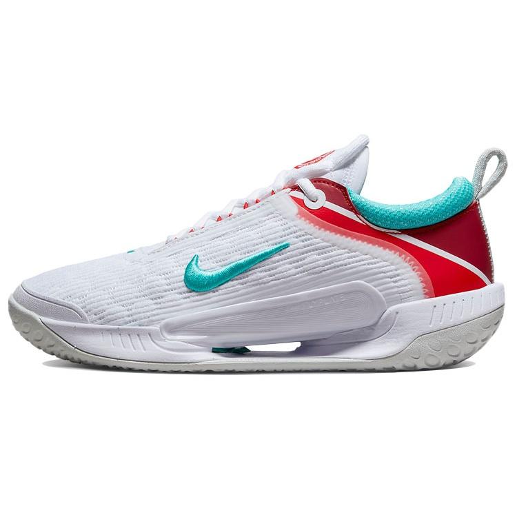 (WMNS) Nike Court Zoom NXT White Habanero Red Teal Women s DH0222-136 EU 42