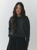 GANISONG Snug Round Knit Pullover_Charcoal