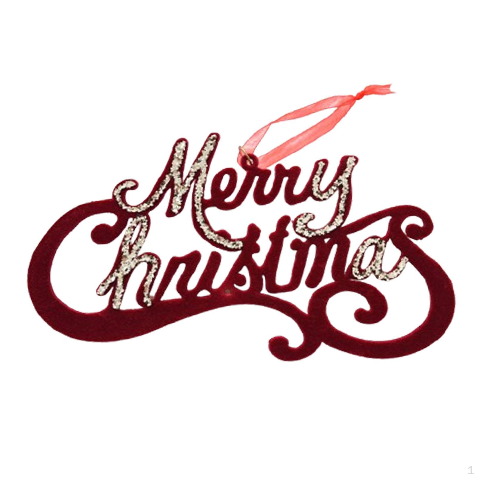 

Рождественская елка подвесное украшение подарок красное украшение подвеска для магазина домашний офис Letter