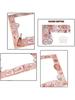 25pcs Bachelorette Party Rose Gold Photo Booth Props Set - Handheld Frame, Perfect for Bridal Showers & Wedding Celebrations