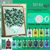 Macaron Color Pinecone Painting Kit with Acrylic Paints, Brushes, and Palette
