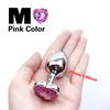 Anal Plug in Metallo Cuore di Cristallo Principiante Esperto 5 Misure Butt Plug Giocattolo per Adulti Coda Dildo Femminile/Maschile Giocattoli Sessuali Coppie Adulti Gioco