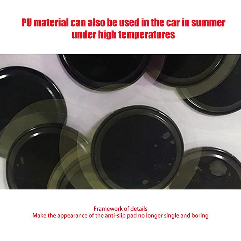 3 Stück Abnehmbare Klebrige Silikongel-Pads Auto Armaturenbrett Rutschfeste Matten Multifunktionaler Auto Magischer Gelhalter Kleben am Handy