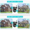 Neue EU 4K 8MP HD Wifi PTZ Kamera Outdoor 4MP Dual Objektiv Dual Screen AI Auto Tracking IP Kamera CCTV Audio Video Überwachung P2P iCSee