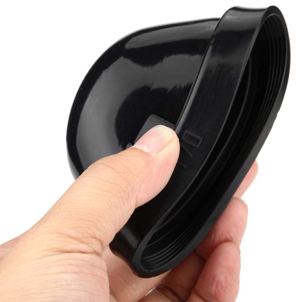 Qiilu 2pcs 70mm Car LED Light Bulb Headlight Rubber Waterproof Dustproof Ceiling Cover Cap