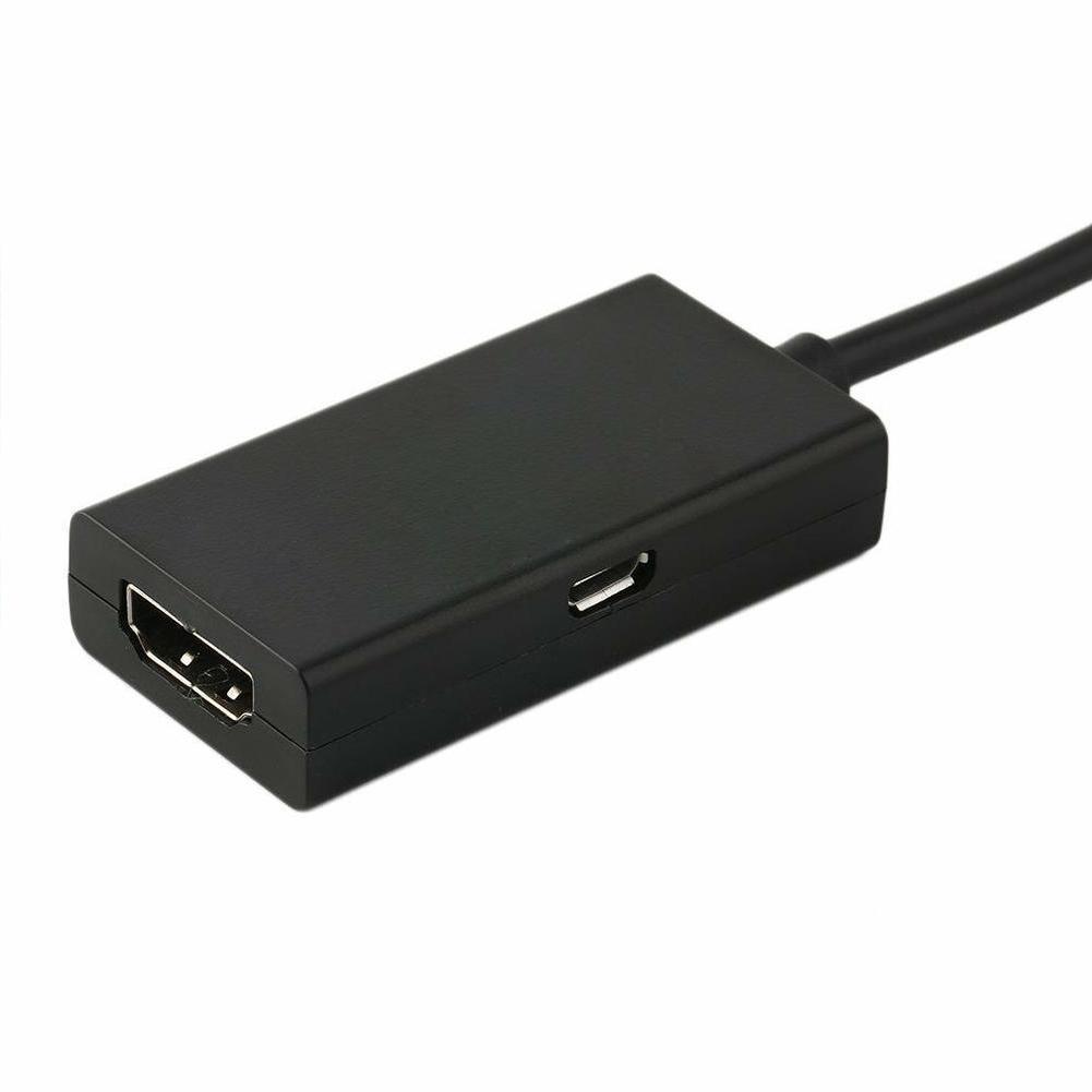 Micro USB 2.0 MHL To HDMI-compatible Cable Adapter Converter HD 1080P HDTV Cable Adapter for Samsung HTC 5-pin Port Plug Play