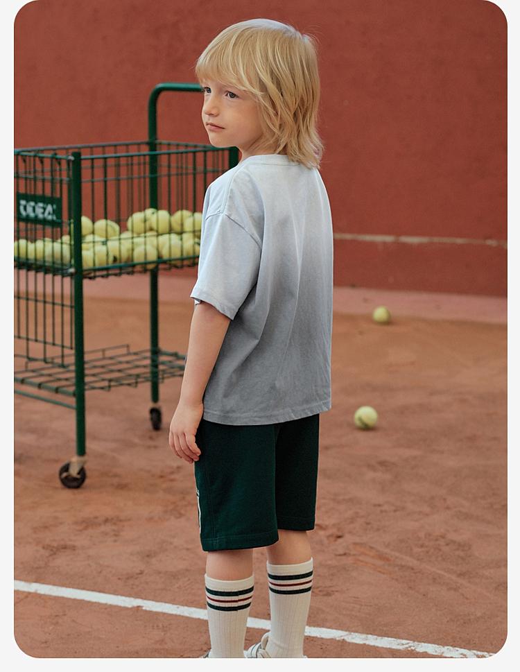 David Bella Boys' Pure Cotton Short-Sleeved T-Shirt