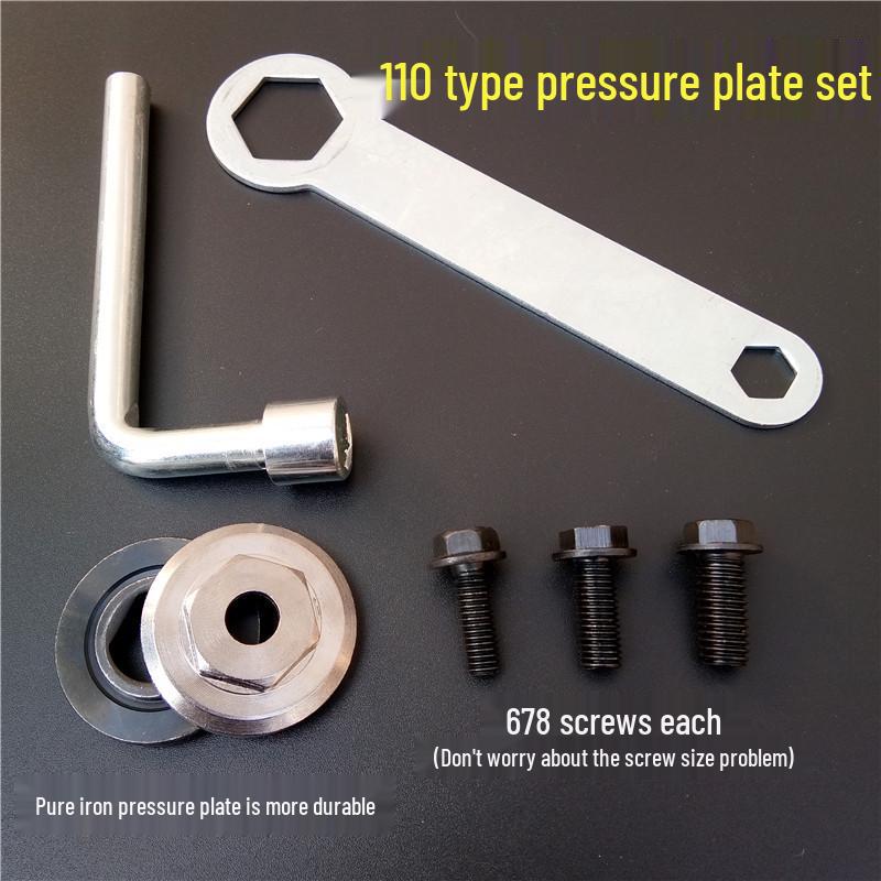 Type 110 Cutting Machine: Pressure Plate Screw, Blade Changing Wrench Set, 4100 Marble Machine Wrench Accessories