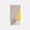 Colorblock Muffler With Rubber Patch Grey Birch Lime