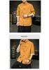 Men’s Summer Ice Silk Chinese Buttoned Short-Sleeve Tang Suit Shirt, Cotton-Linen Hanfu Zhongshan Retro Style