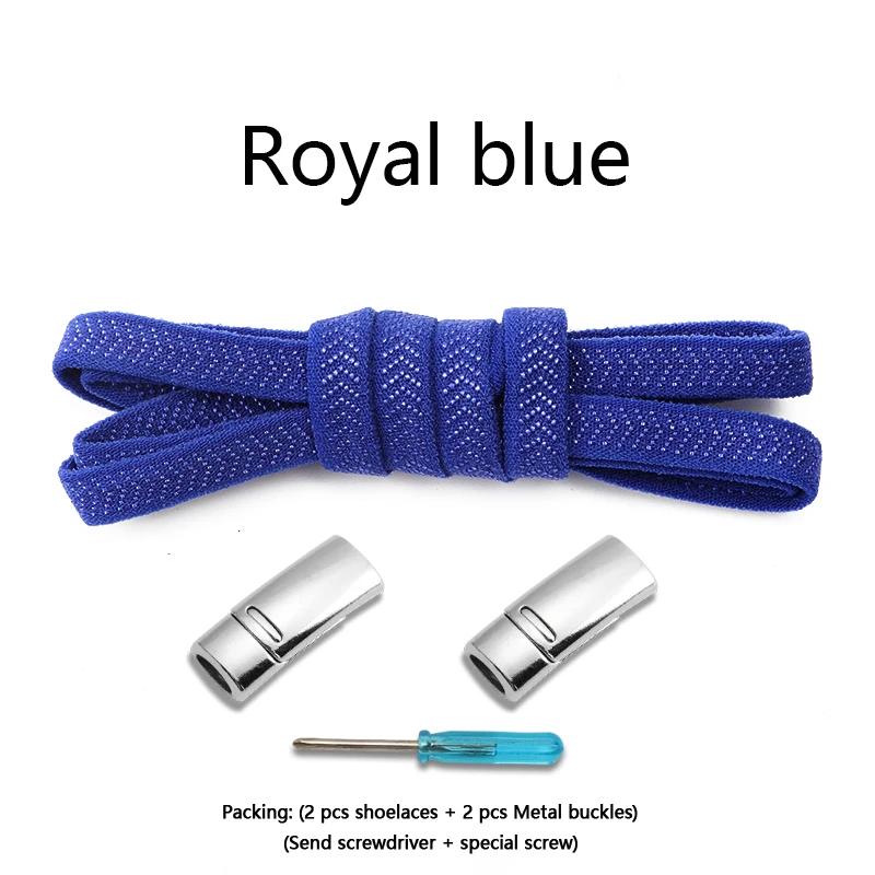 Elastic Laces Sneakers Magnetic Shoelaces Without ties 8mm Flat  Rubber Shoelace Tennis No Tie Shoe laces Shoes Accessories