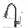 Pull Out Kitchen Faucets Gun Grey Single Handl Black Kitchen Faucet Sink Tap Single Hole Rotating Water Mixer Tap Mixer Tap