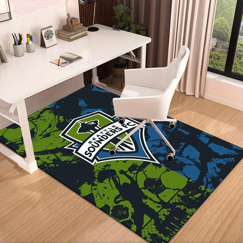 Fc Crest Design Printed Area Rug for Office, Chair Rug, Decorative Carpet Floor Mat, Large Size Fan gifts Christmas gifts