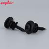1 Set Guyker Strap Lock Button For Guitar And Bass Chromeblackgoldsmoky Color