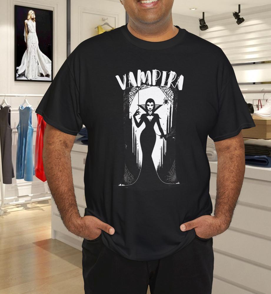 Halloween Vintage Vampira T-Shirt New