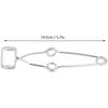 Laboratory Test Tube Clip Clamp Made of Spring Steel 14 5 cm Long Safe Handling for Test Tubes Under 5cm Diameter