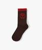 Diadora Tennis Stripe Crew Socks Brown