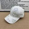 Popular hot diamond four-leaf clover baseball cap female lace breathable versatile student party sunshade show face small cap