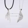 Couple Necklace Clavicle Chain Women Devil Protects Angel Devil 1 Pair Lovers Necklace for Women Men Fashion Jewelry