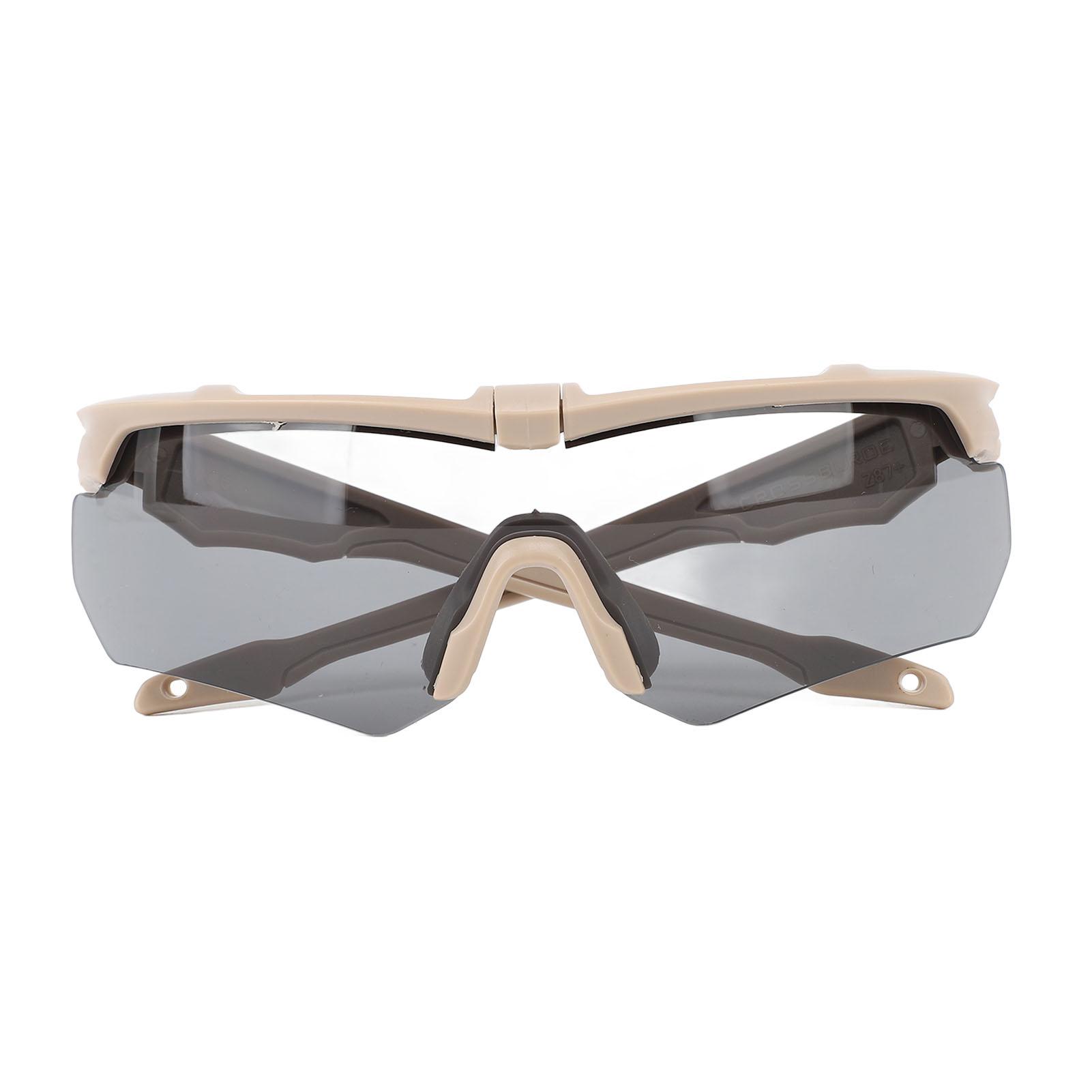 Outdoor Sportzonnebril UV   Winddichte Fietsbril Set met Verwisselbare Lens Voor Motorfiets