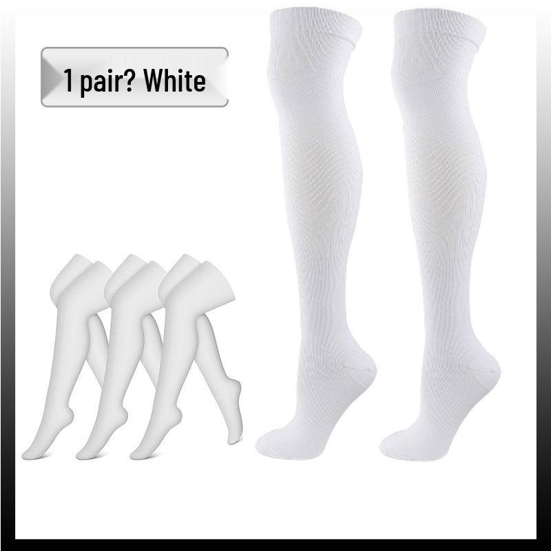 Elastic Over-the-Knee Compression Sports Socks for Men and Women - Cross-Knee Muscle Strength and Support