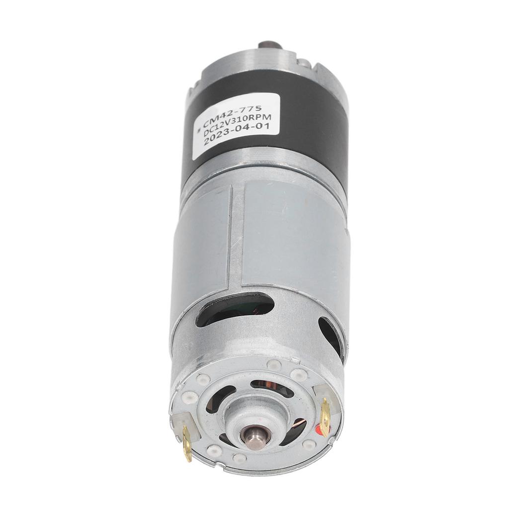 Nuolatinės srovės planetinės pavaros varinis rotorius, didelio sukimo CW CCW DC redukcijos variklis DC12V 310RPM