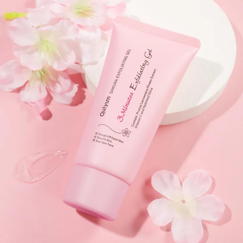 Sakura Exfoliační Peelingový Gel Pleťový Peeling Hydratační Vyživující Opravný Peelingy Pleťový Krém Krása Péče o Pleť