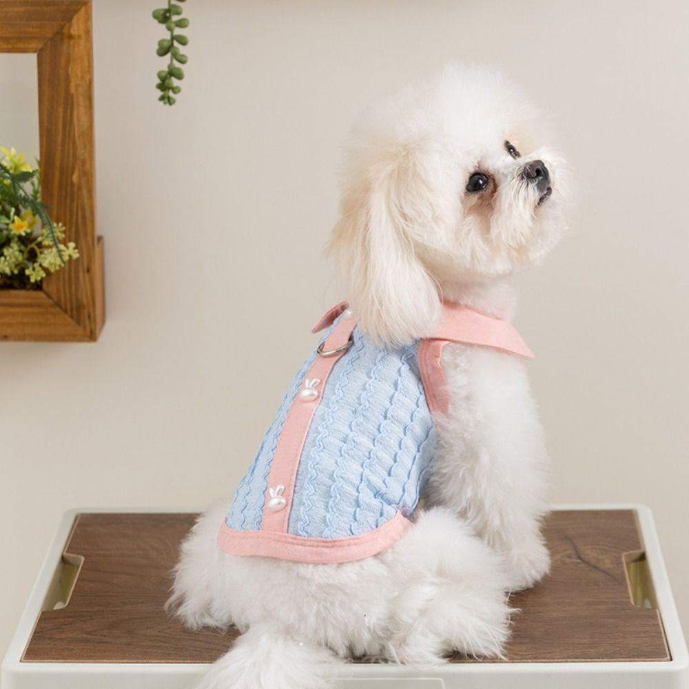 Soft Summer Spring Dog Vest Cute Pet Clothes Schnauzer Pet Tank Top Cat