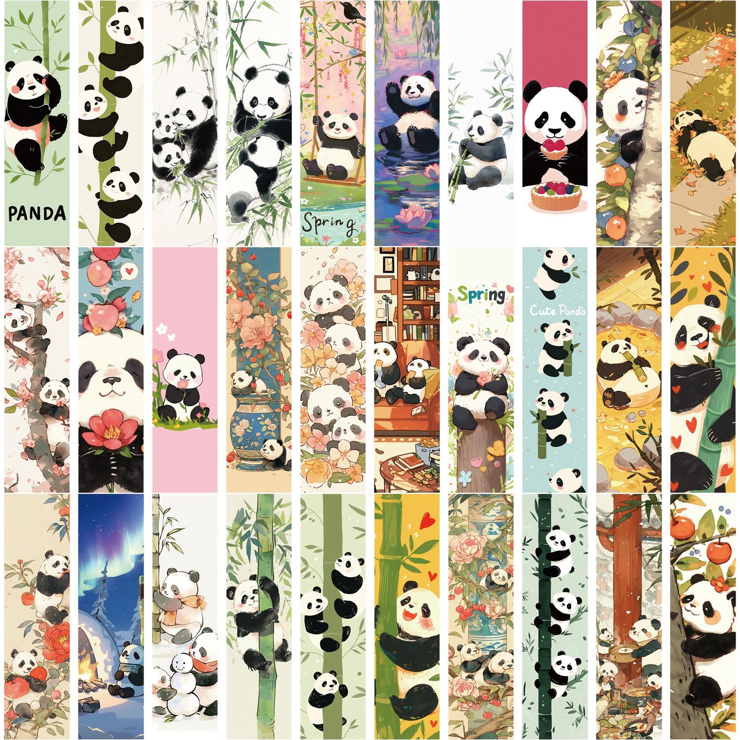 

30 шт./набор Ins Пейзаж Персонаж Закладка Творческий Справочник DIY Абстрактные Бумажные Карты для Студентов Подарок На День Учителя