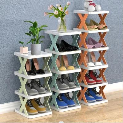 Shoes Racks Storage Organizer  Detachable Shoe Racks Saves Family Household Rack Multi Layer Simple Shoes Shelf Color Cabinet