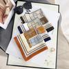Korean Internet celebrities creative splicing color grid printing square scarf women's professional wear decoration thin imitation silk scarf
