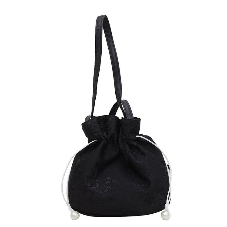 Stylish New Forest Style Hanfu Crossbody Bag With Soft Polyester Material For Daily Use
