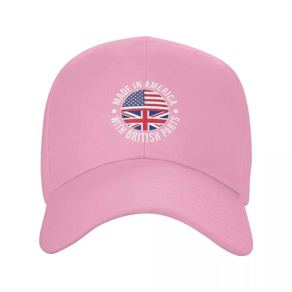 Hergestellt in Amerika mit britischen Teilen Baseballkappe Militärkappe Unisex Unisex Hut Snapback-Hut Golf Unisex Damen