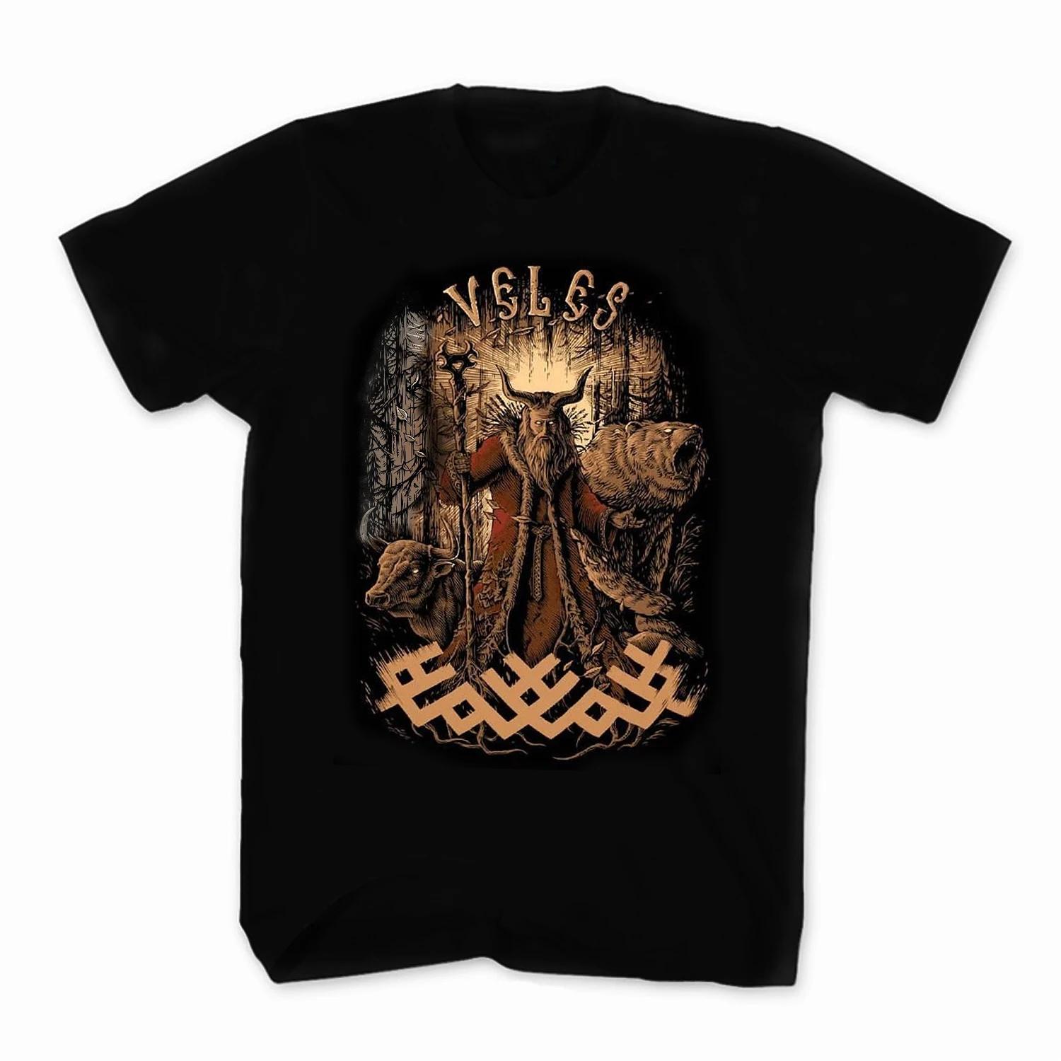 

Gold Banner Khan Ethnic Heterodox Slavic Deity Vleres Embroidered T-shirt - Harakuqugu Pattern Streetwear - Men s Summer Cott... 5XL