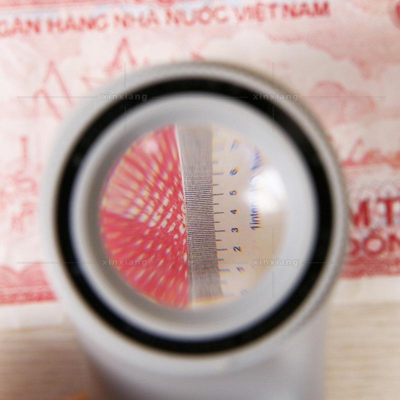 8X Magnifying Glass with Led Light and Scale, Desktop Magnifying Glass, Used for Reading Books, Drawing, Map Seal Recognition