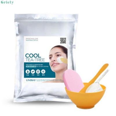 Lindsay tea tree modelovací balení 1kg balení nářadí 3dílná sada růžová houbička, uklidňující bylinkové modelovací balení 330g jednotlivá položka