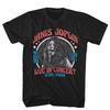 New Janis Joplin T-Shirt 1969 Live Tour Classic Rock Mens Vintage Black Cotton Unisex T-Shirt