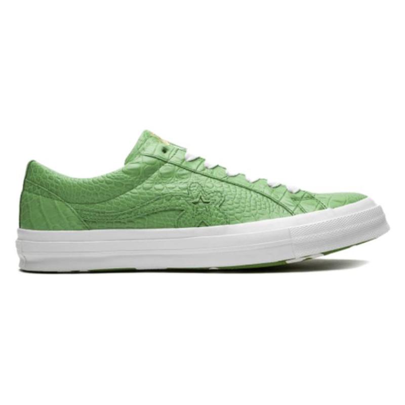 Converse One Star Ox Golf Le Fleur Faux Comfortable and Versatile Low-Top Board Shoes Unisex Green