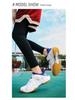 Men's Breathable Rotary Buckle Sports Shoes - Lightweight Casual Badminton and Tennis Trainers