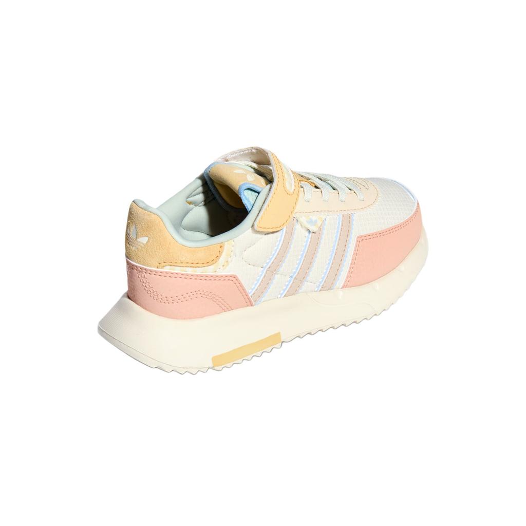 adidas Originals Retropy F2 Fabric Velcro Round Toe Low Top Casual Shoes Kids Sneakers KI9890