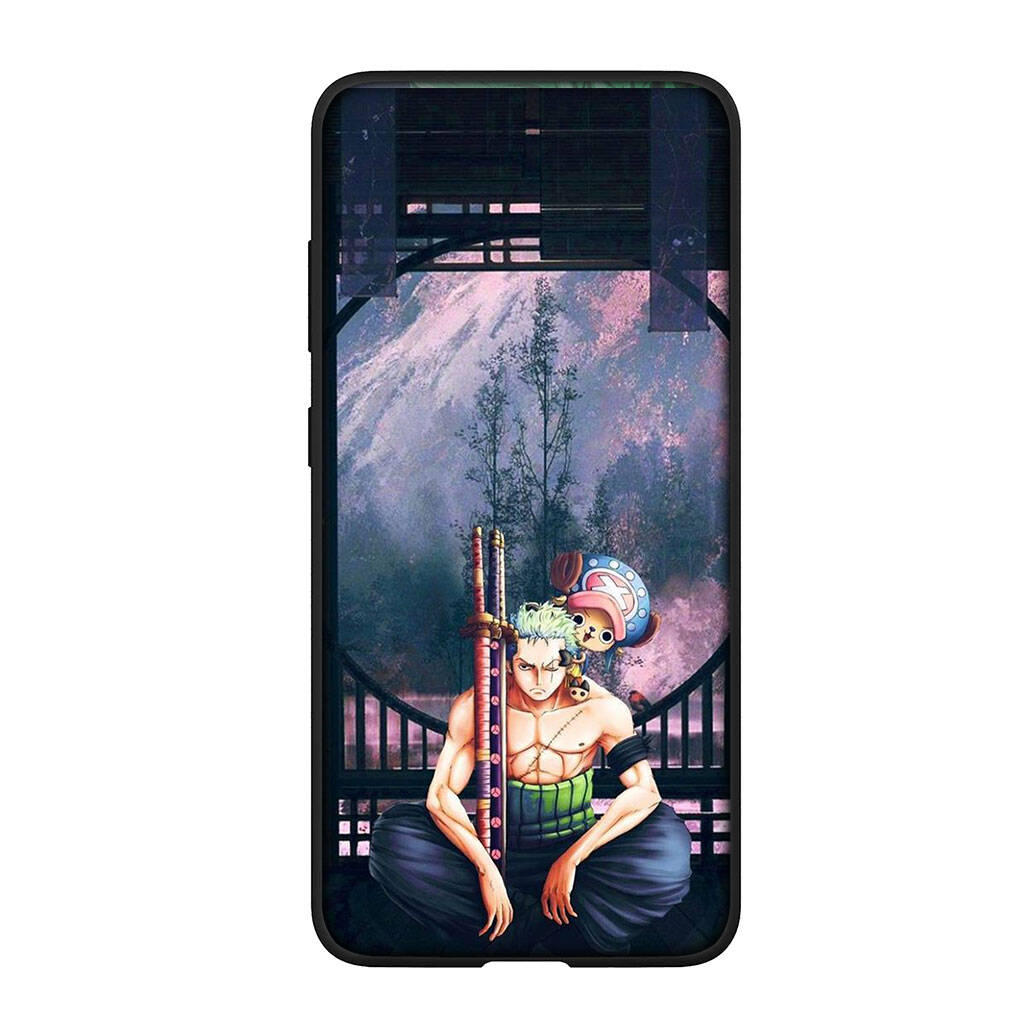 Pour Samsung Galaxy S25 S24 S23 S22 Ultra FE Plus A17 A37 A57 A56 A55 A06 A16 A15 A36 A26 A35 A05 A25 A54 A34 Coque Dessin Animé Luffy Roronoa Zoro One Piece
