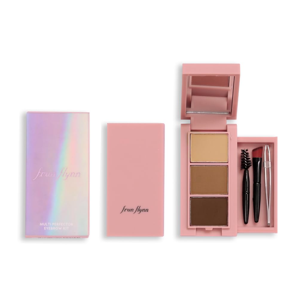 

[frunflynn] Multi Perfector Eyebrow Kit [Creates soft brows and a contoured nose with 3-color gradient eyebrow powder] Eyebrow Powder [Includes