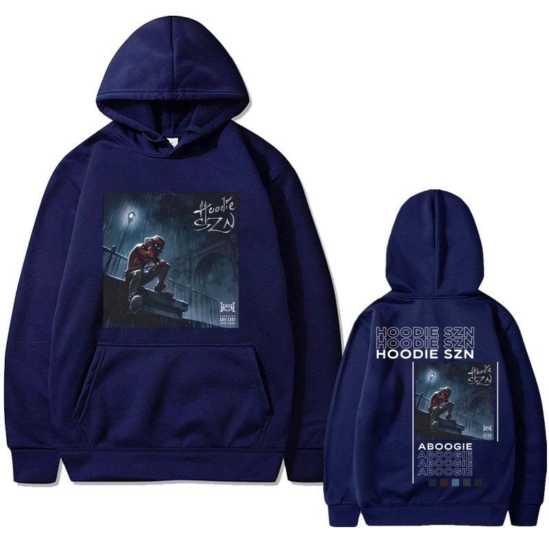 Hip Hop Rapper A Boogie Wit Da Hoodie Szn Double Sided Print Hoodie Male Street Oversized Sweatshirt Men Fashion Vintage Hoodies
