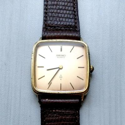 Used SEIKO Chariot Square 7820-5430 Seiko Working