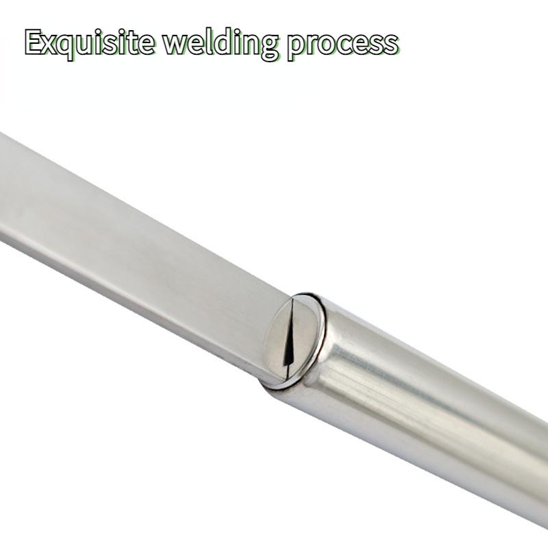 Coltelli da Cena in Acciaio Inossidabile Coltello e Forchetta da Barbecue Posate da Esterno Coltello con Manico Lungo Set Coltello e Forchetta Coltello da Bistecca Strumento per Arrosto di Coscia d'Agnello