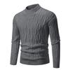 Autumn Winter Men's Crew Neck Sweater Soft Casual Sweaters for Men Autumn Classic Pullover Sweaters Mock Turtleneck Knitted Streetwear